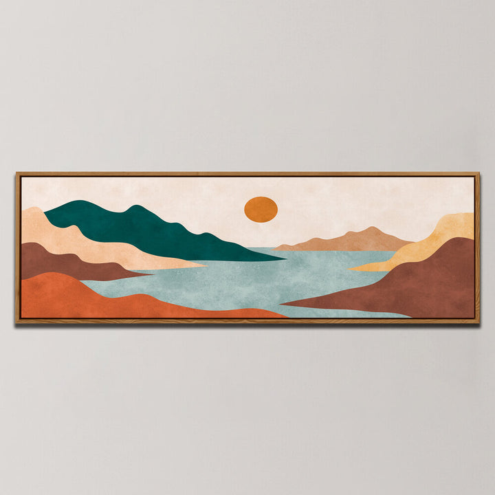 LANDSCAPE AND SUNSET I , PANORAMIC ART