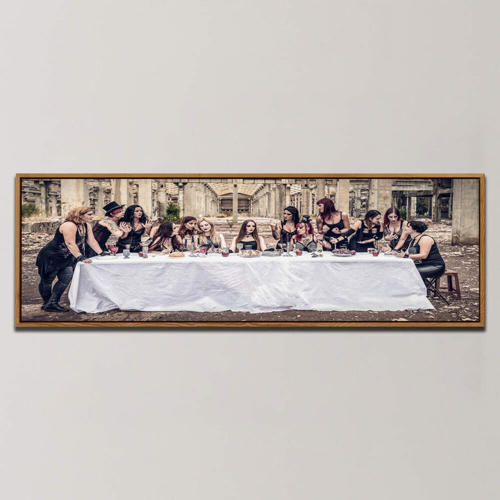 METAL LAST SUPPER , PANORAMIC ART
