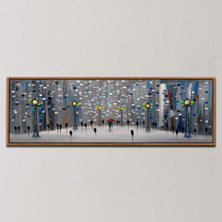 NIGHT CITY PARK , PANORAMIC ART