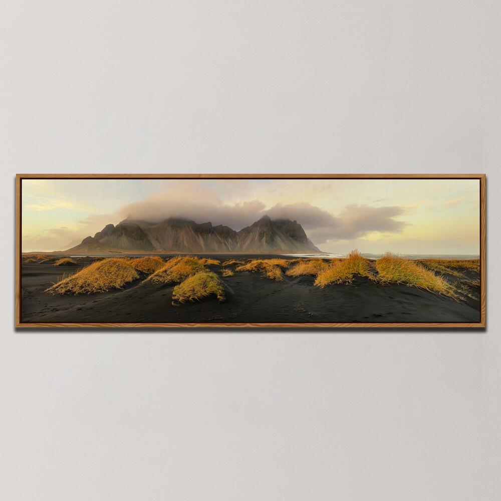 VESTRAHORN, ICELAND , PANORAMIC ART