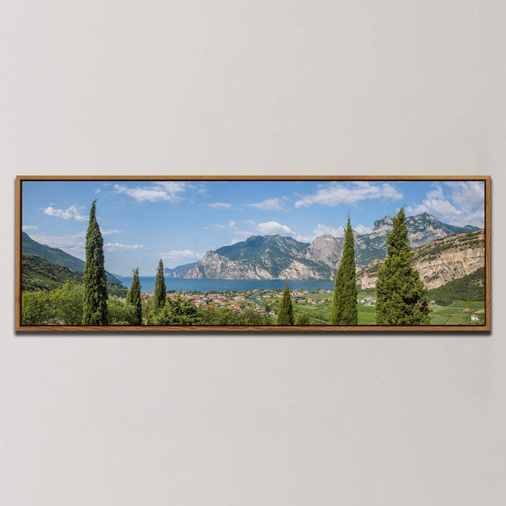 LAKE GARDA GORGEOUS PANORAMIC VIEW , PANORAMIC ART