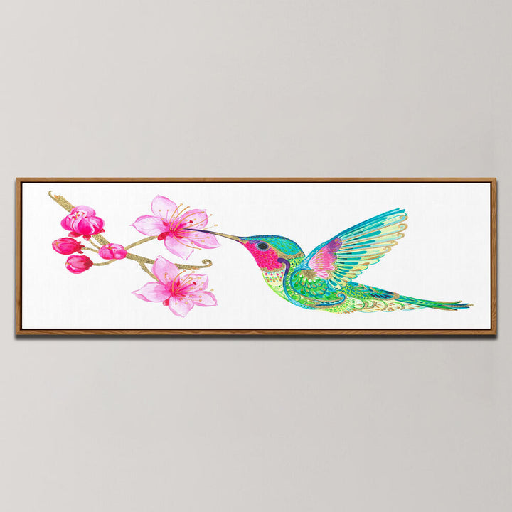 HUMMINGBIRD AND BLOSSOM