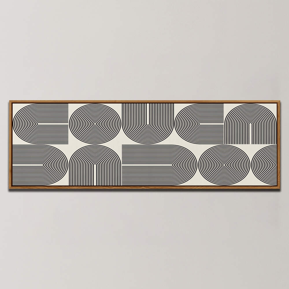 EXPRESSIVE MODERN ART V , PANORAMIC ART