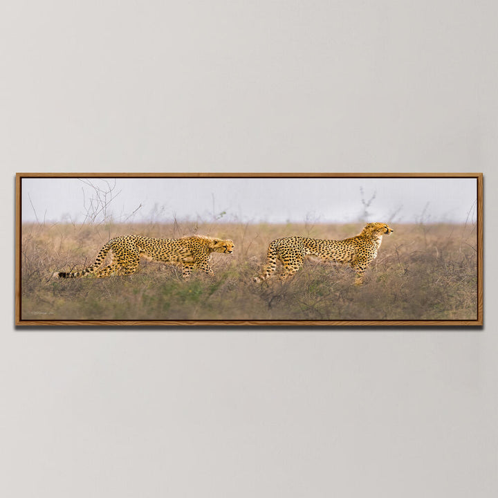 TWO HUNTERS , PANORAMIC ART