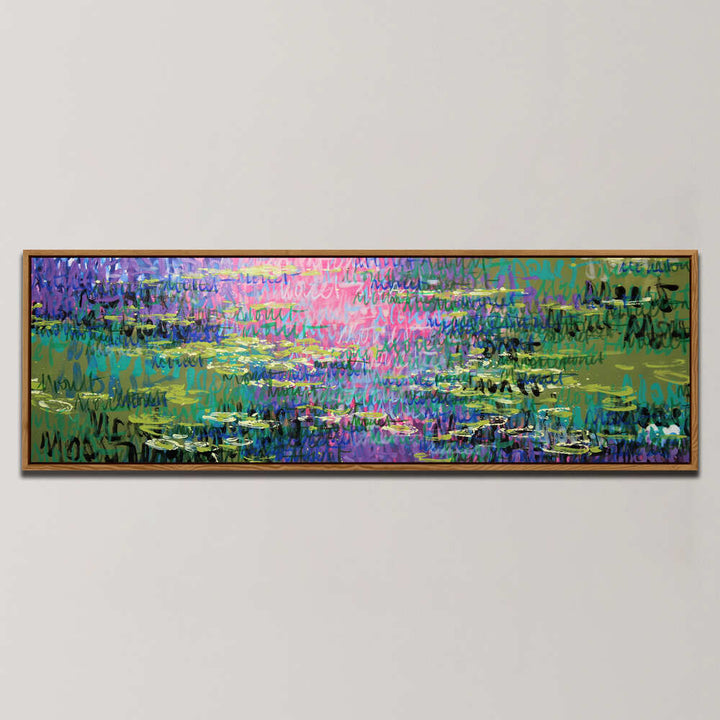 WHISPERING LILIES , PANORAMIC ART