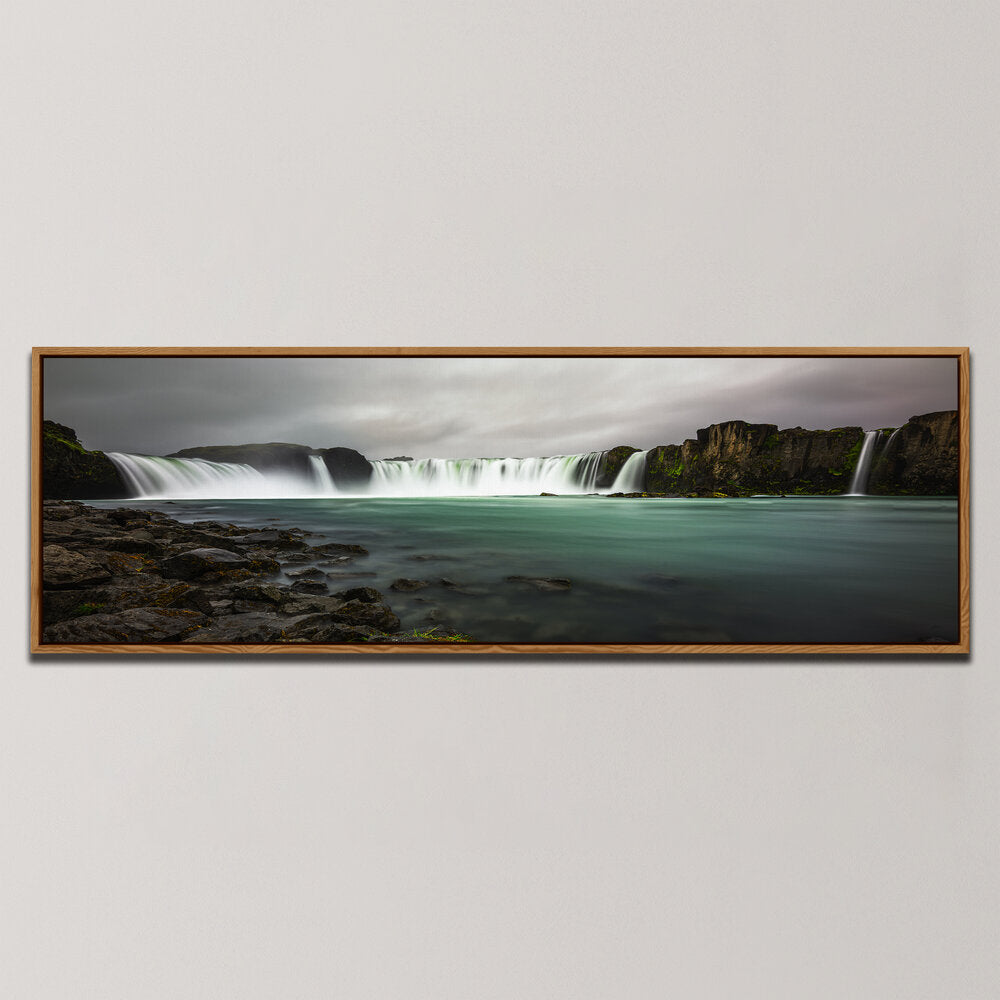 PANORAMA VIEW OF GEITAFOSS , PANORAMIC ART