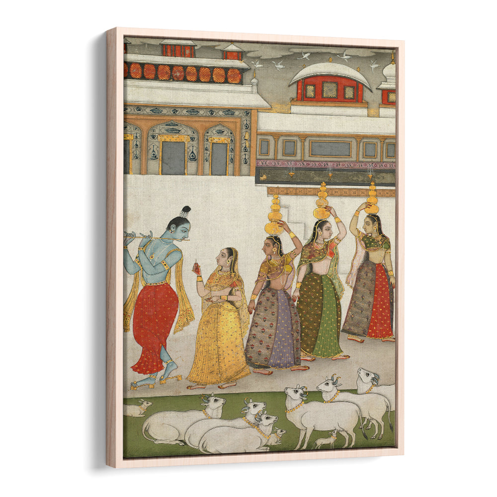 KRISHNA , INDIAN ART PAINTINGS