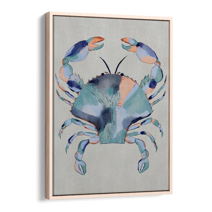 COASTAL BLUE CRAB PAINTING