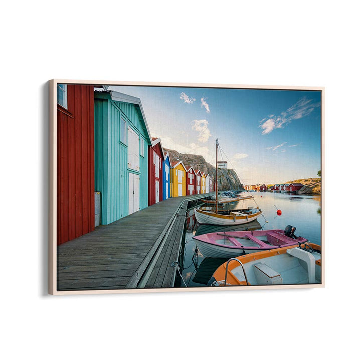 COLORED HARBOUR BY STEFAN HEFELE , LANDSCAPE PHOTO PRINTS