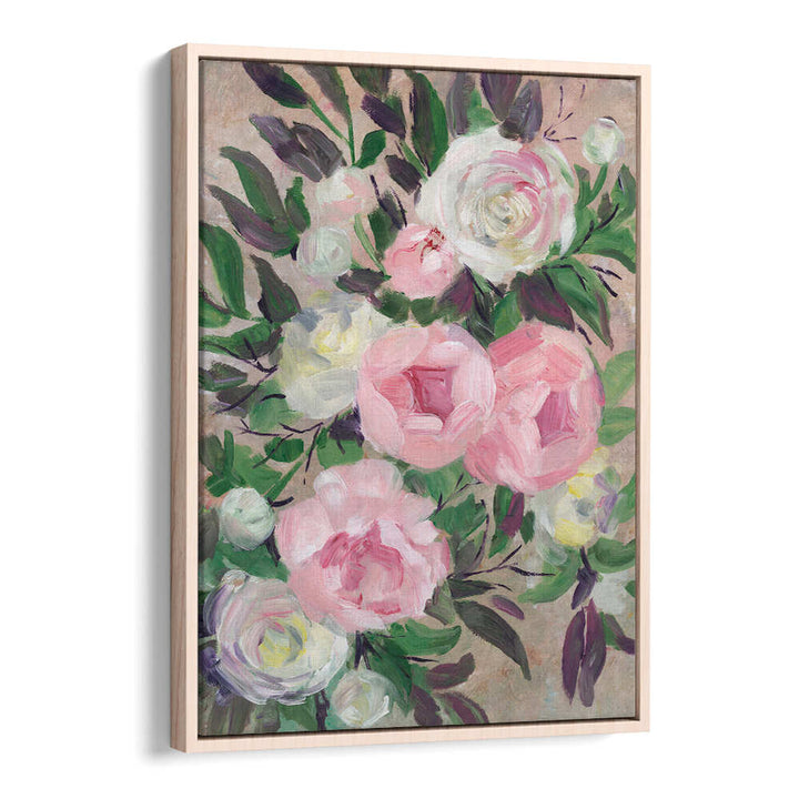 ZOYE PAINTERLY BOUQUET , FLORAL FLOWER PAINTINGS