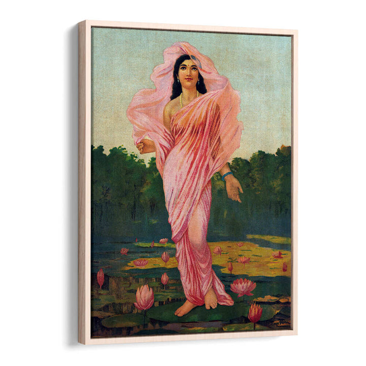 PADMINI THE LOTUS LADY , INDIAN ART PAINTINGS