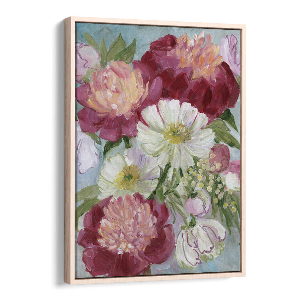 ELEANORA PAINTERLY FLORALS , FLORAL FLOWER PAINTINGS
