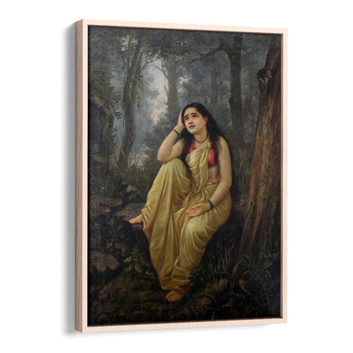 DAMAYANTI_VANAVASA , INDIAN ART PAINTINGS