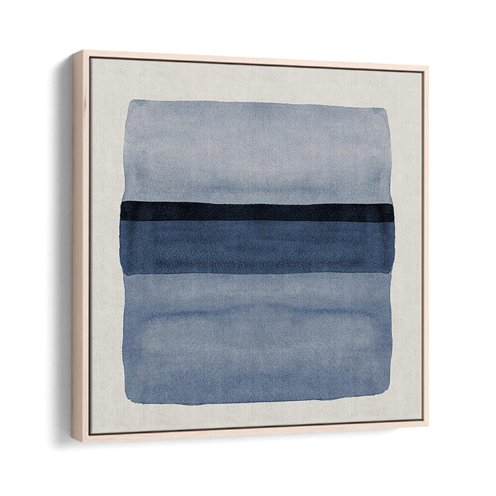 Stunning abstract painting "UNDER THE BLUE RAIN IS SEA II," showcasing serene blue tones, perfect for modern decor.