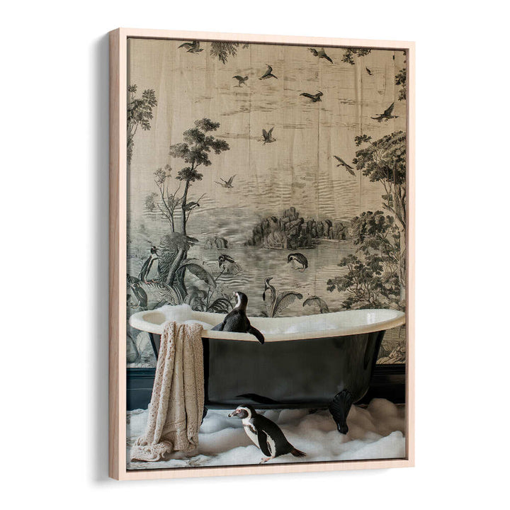 PENGUINS’ DREAMY BATH TIME