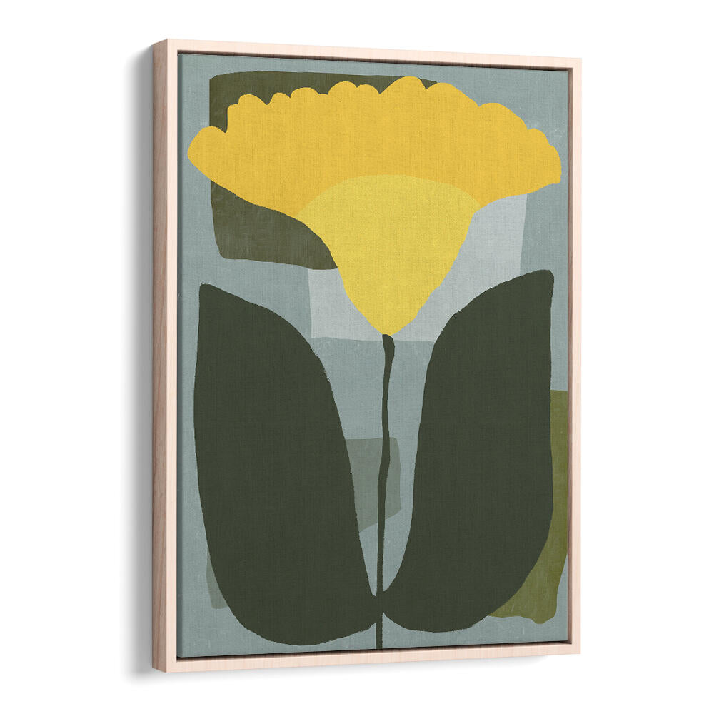 SIMPLISTIC YELLOW , FLORAL FLOWER PAINTINGS