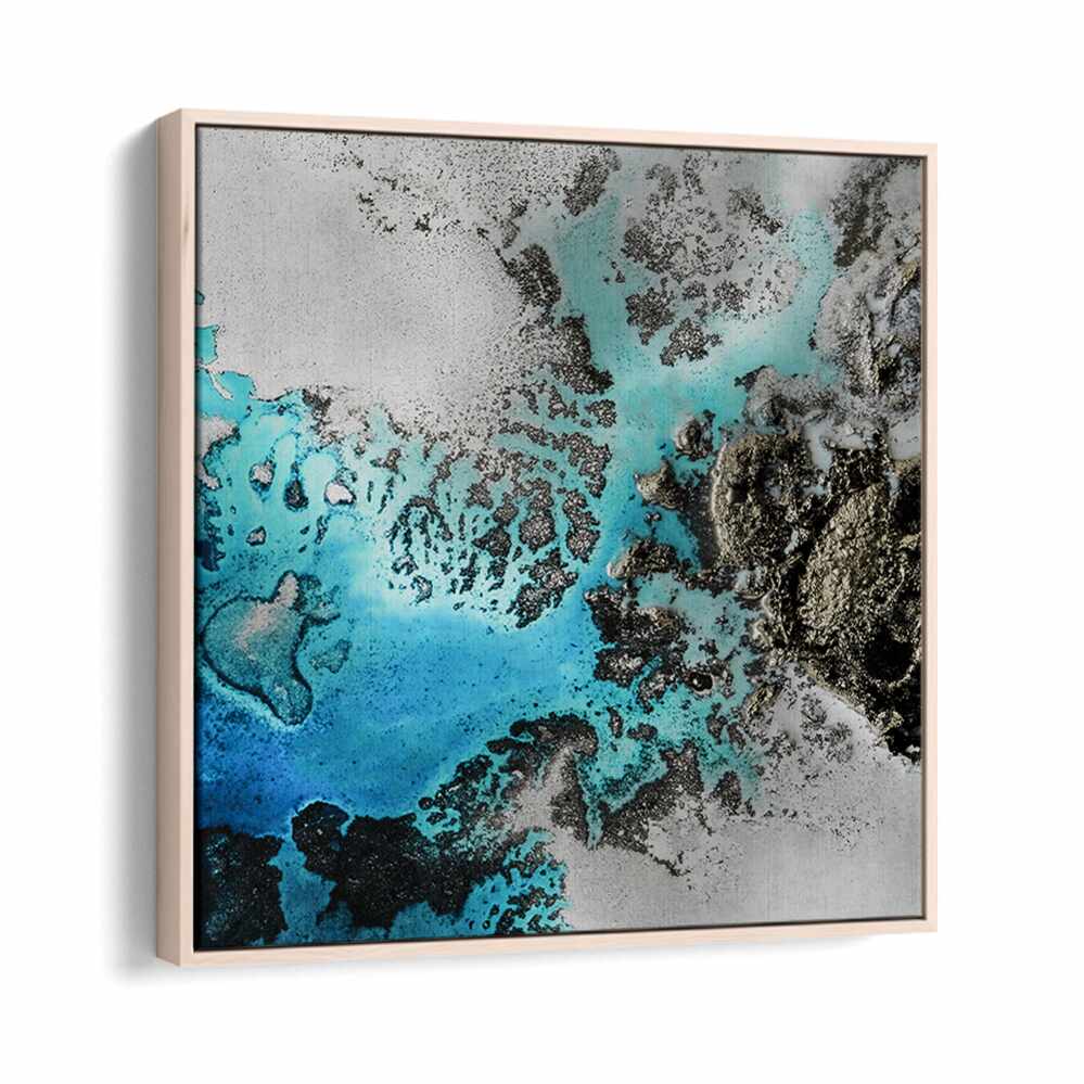Vibrant TURQUOISE CORAL VIBES abstract paintings enhance any space with energy and artistic flair. Perfect for decor!