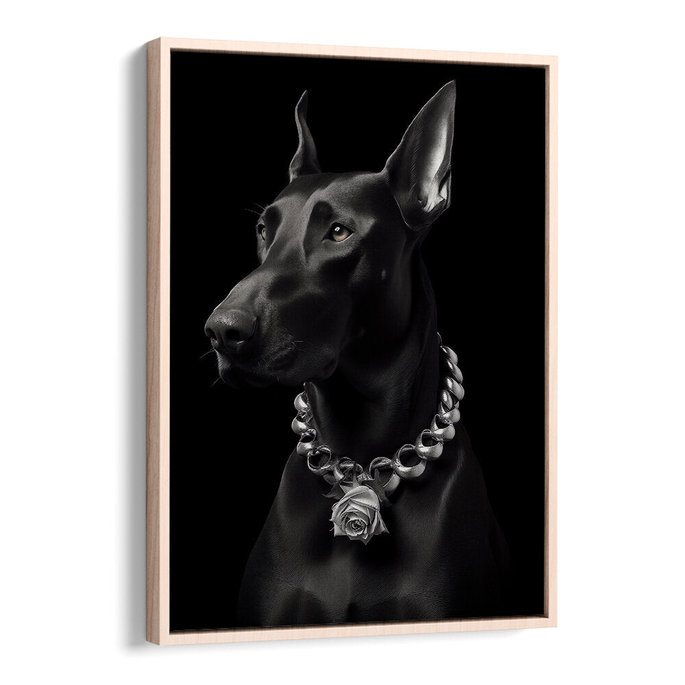 THE DOBERMAN , ANIMAL PAINTINGS