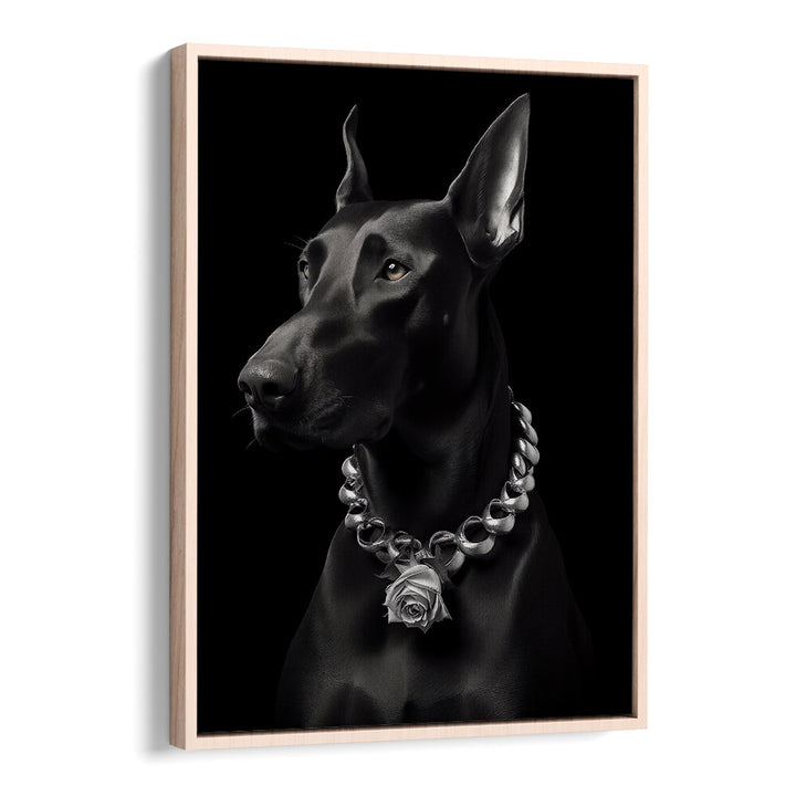 THE DOBERMAN , ANIMAL PAINTINGS