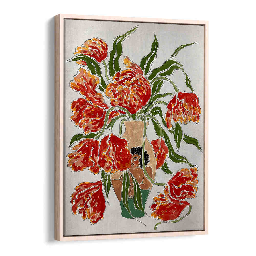 THE AFTERMATH , FLORAL FLOWER PAINTINGS