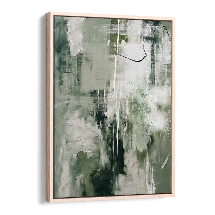 CANVAS GREENS III , ABSTRACT PAINTINGS