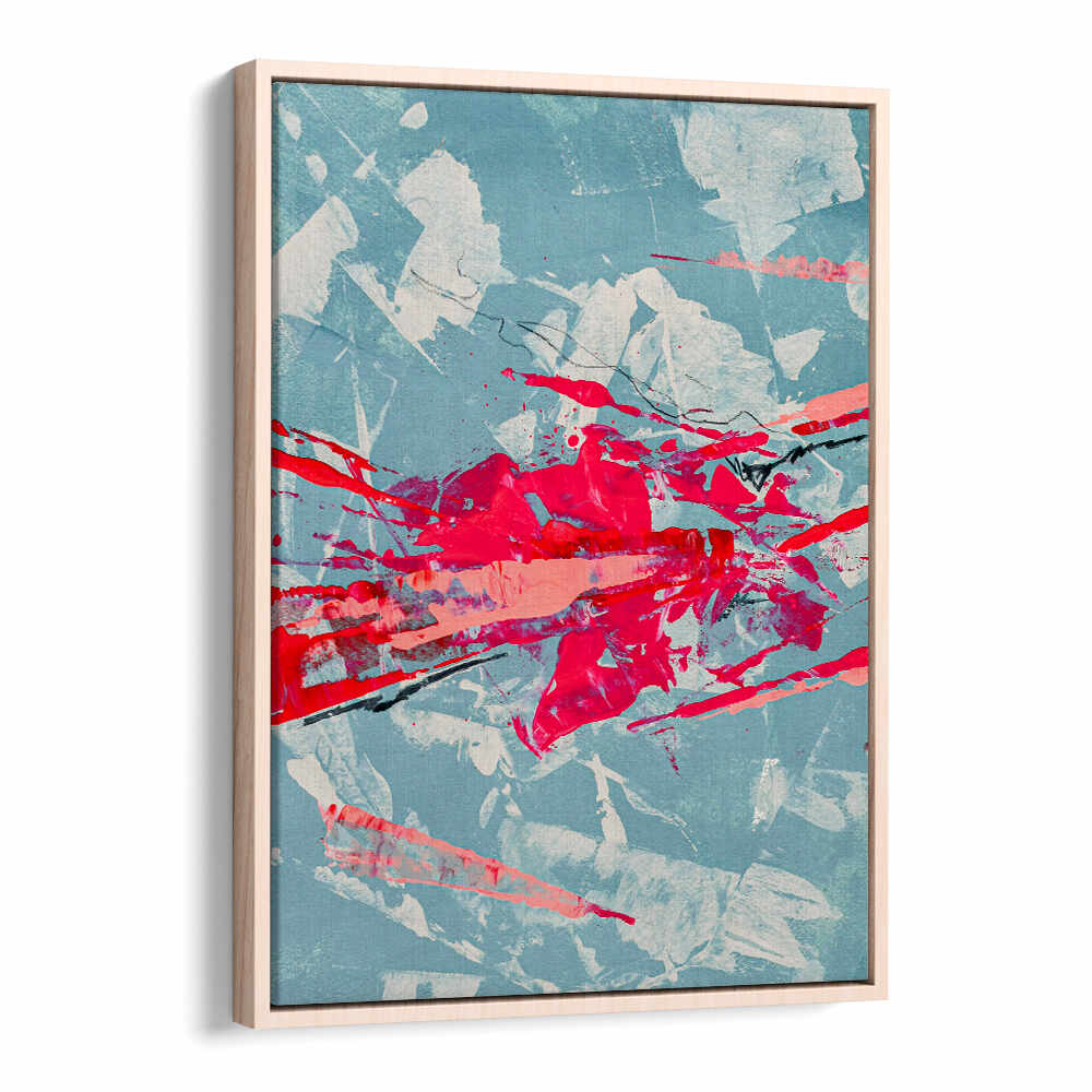 CRIMSON CHAOS BURST , ABSTRACT PAINTINGS