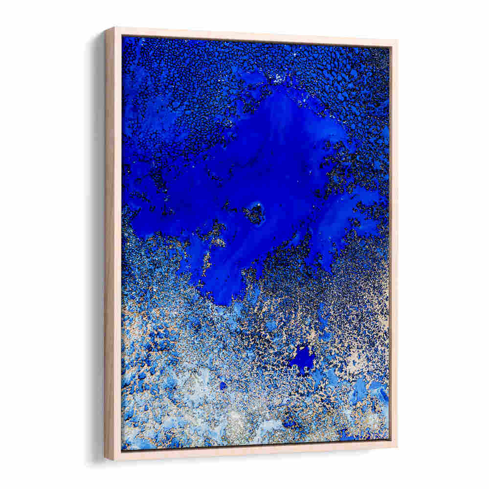 Vibrant blues and golds define SUNLIT REEF II, ABSTRACT PAINTINGS, perfect for transforming your living space.