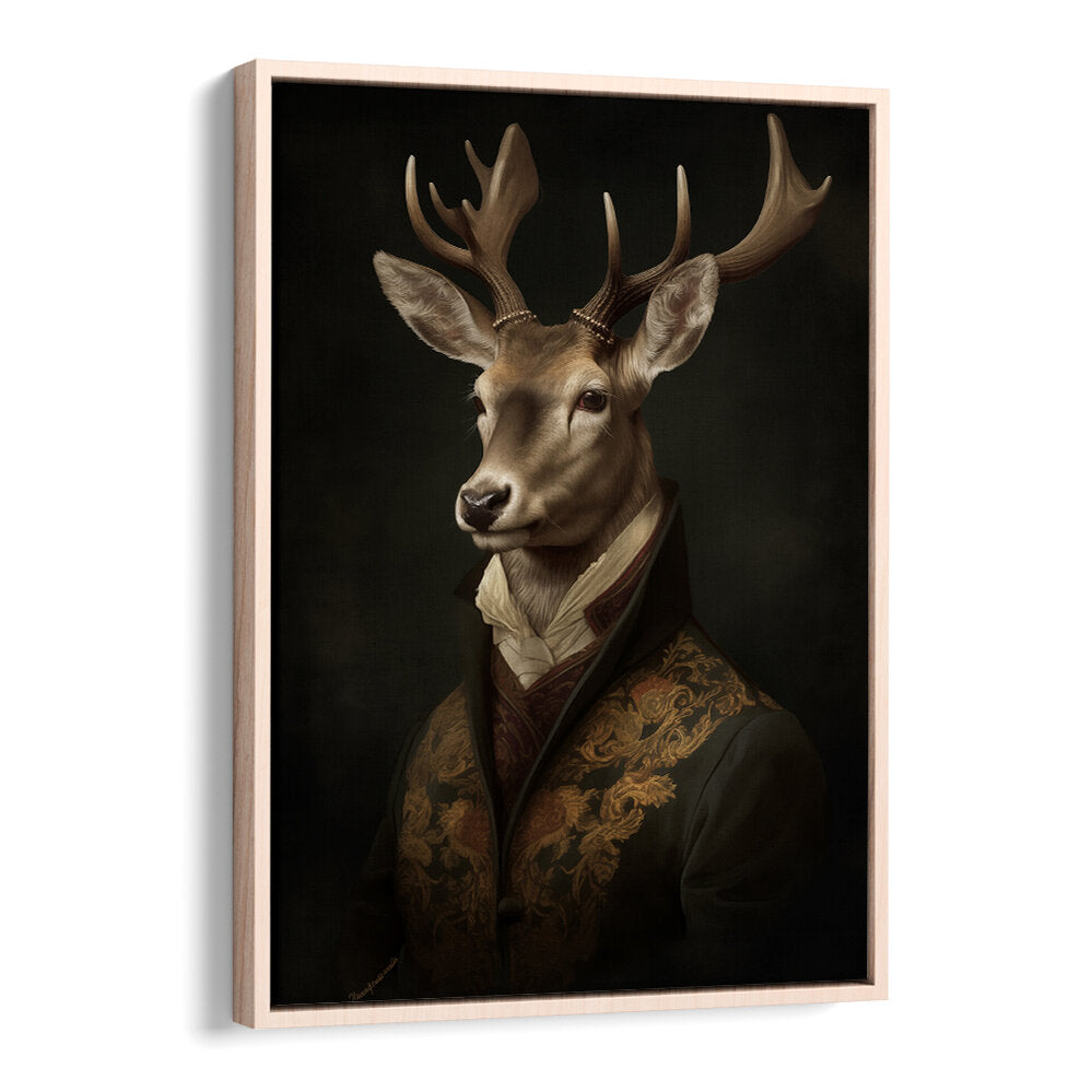 STAG PORTRAIT , ANIMAL PAINTINGS