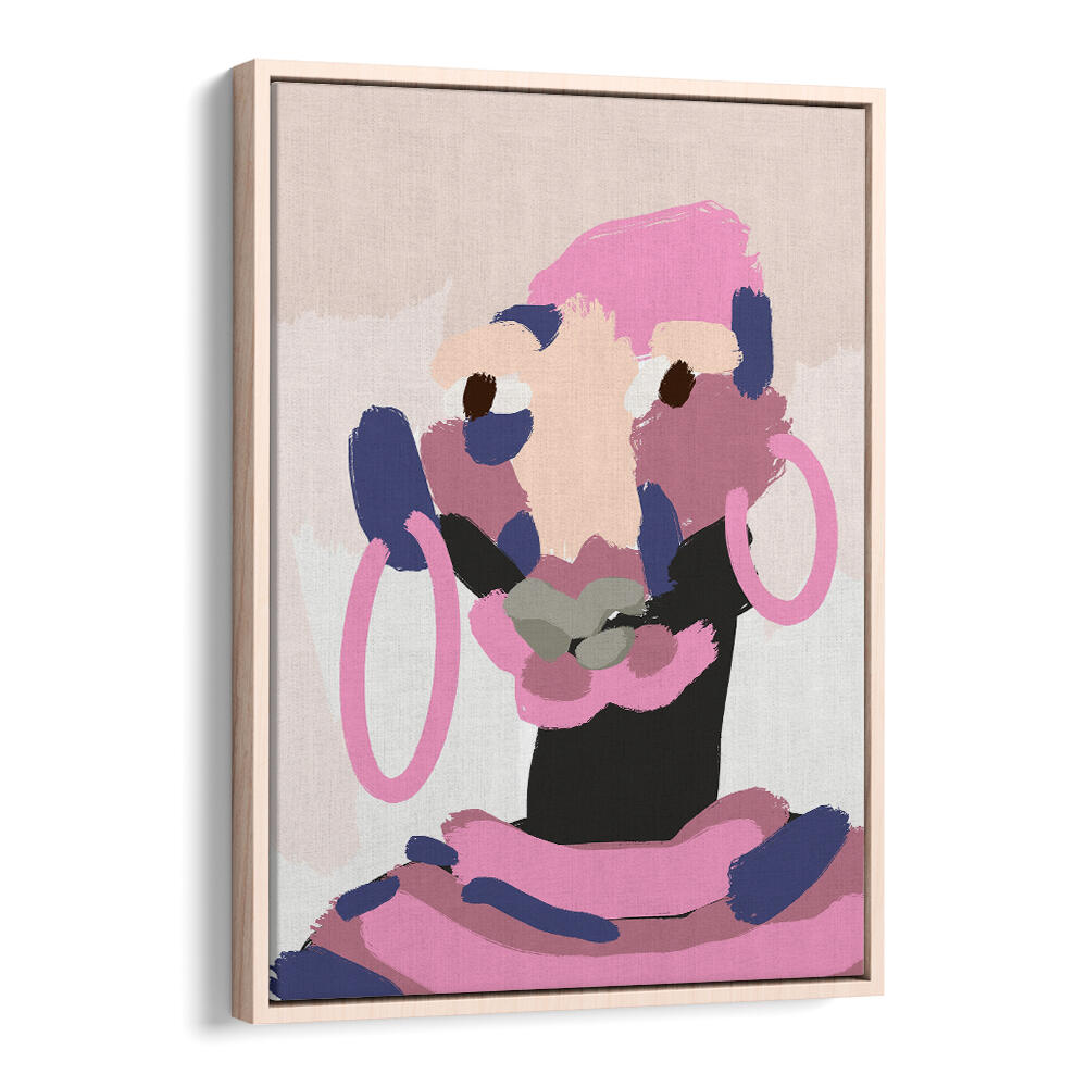 ABSTRACT PINK ELEGANCE , PORTRAITS & FIGURATIVE ILLUSTRATIONS