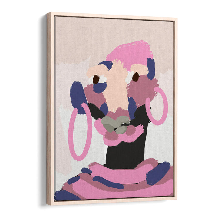 ABSTRACT PINK ELEGANCE , PORTRAITS & FIGURATIVE ILLUSTRATIONS