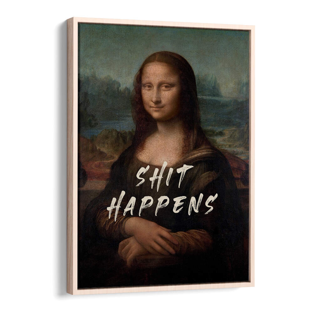 SHIT HAPPENS , ALTERED ART PRINTS
