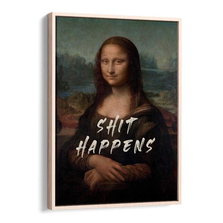 SHIT HAPPENS , ALTERED ART PRINTS