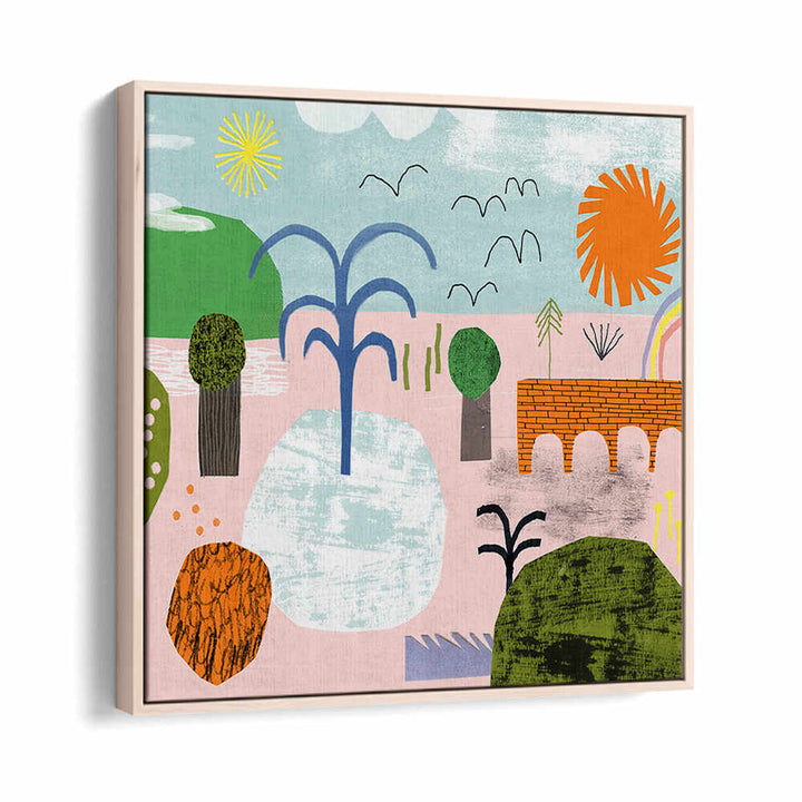 WHIMSICAL LANDSCAPE , KIDS ROOM PAINTINGS