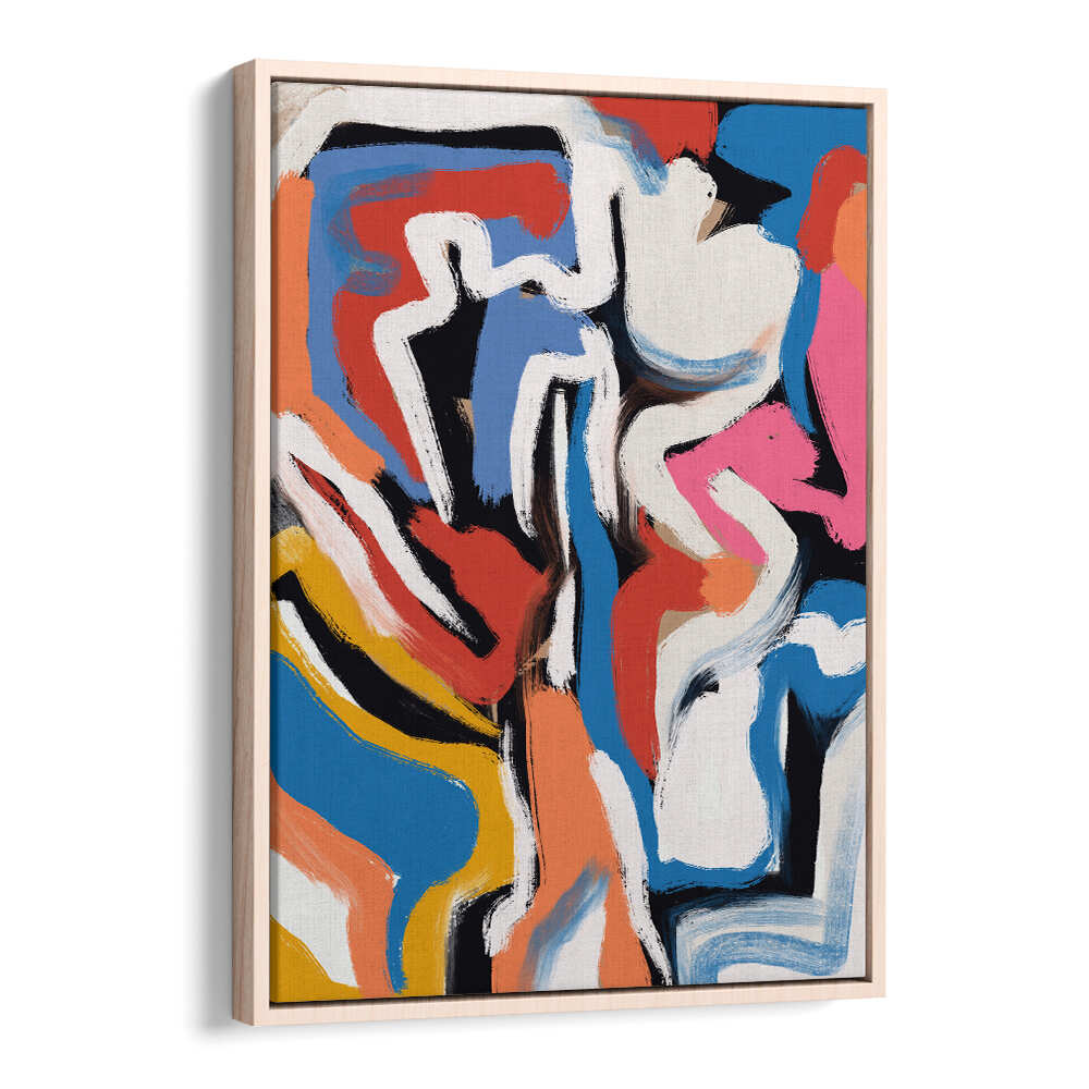 BOLD COLORFUL BRUSHSTROKES II , ABSTRACT PAINTINGS