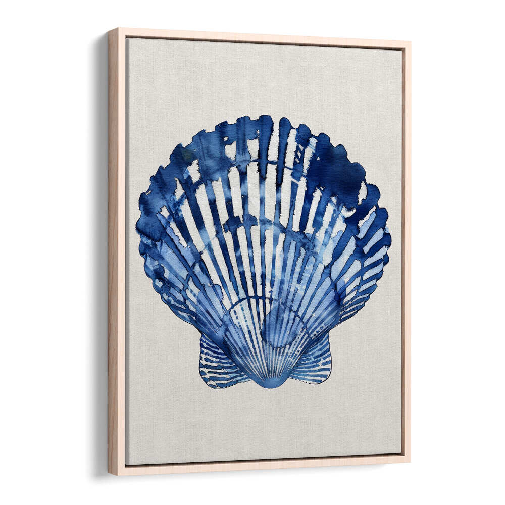 INDIGO SEASHELL , BEACH PAINTINGS