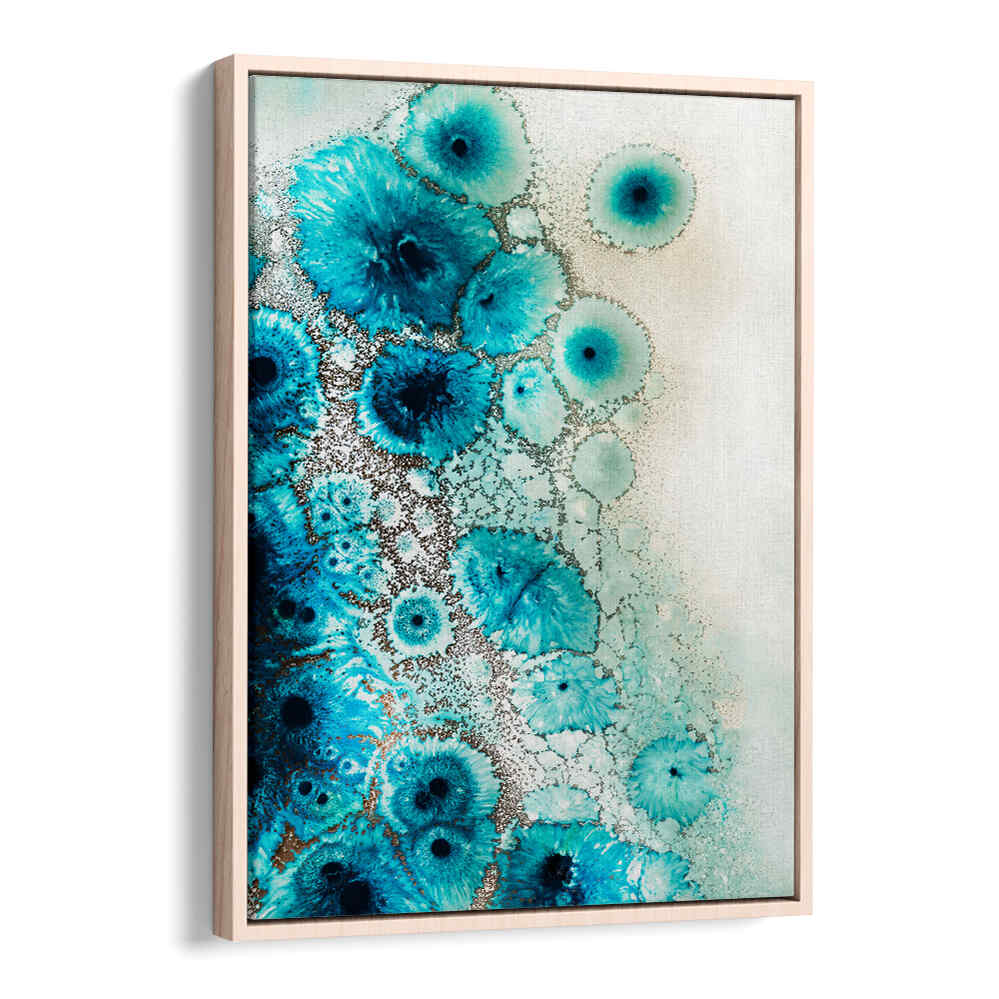 Vibrant AQUA AURORA III, ABSTRACT PAINTINGS, showcasing mesmerizing patterns ideal for transforming your space.