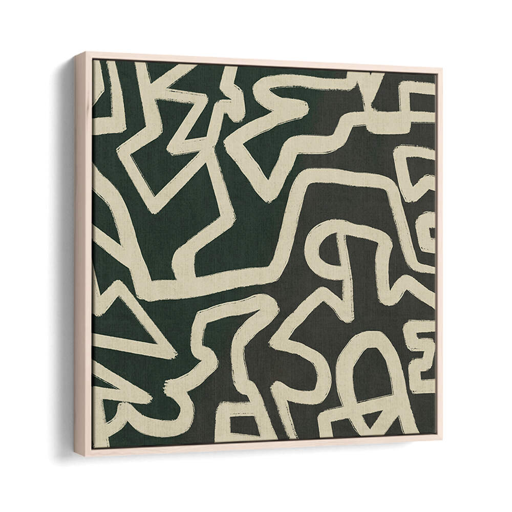 ABSTRACT LINE ART MAZE PATTERN , ABSTRACT PAINTINGS