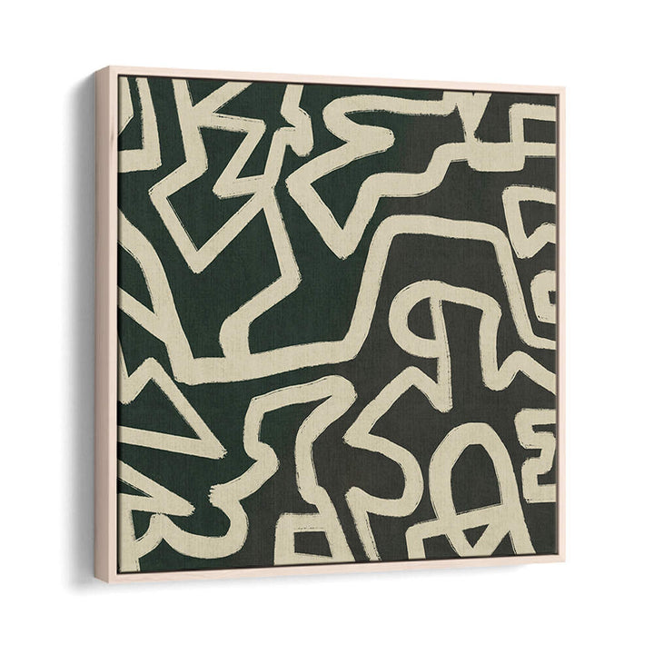 ABSTRACT LINE ART MAZE PATTERN , ABSTRACT PAINTINGS