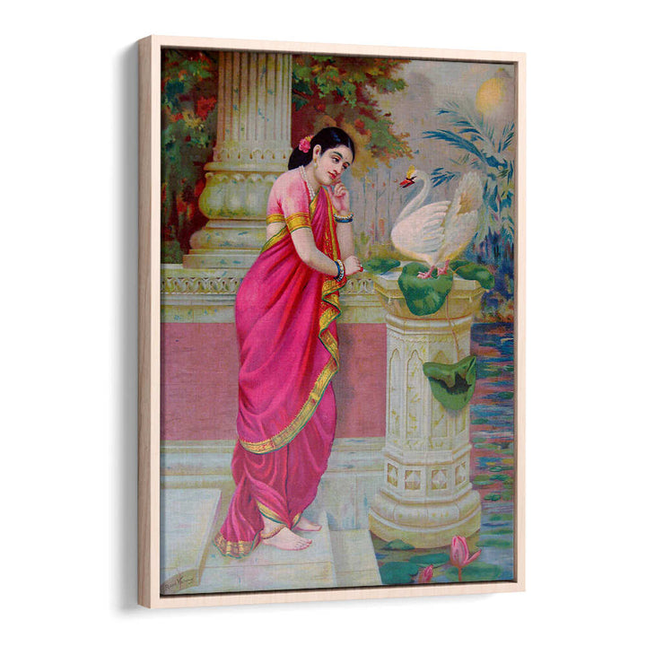 HANSA DAMAYANTHI , INDIAN ART PAINTINGS