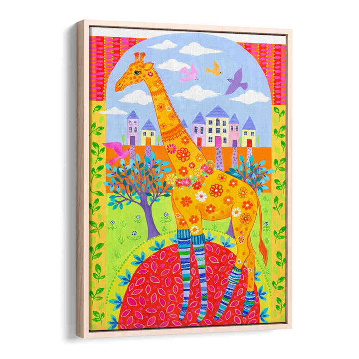 GIRAFFE IN LEG WARMERS , KIDS ROOM PAINTINGS
