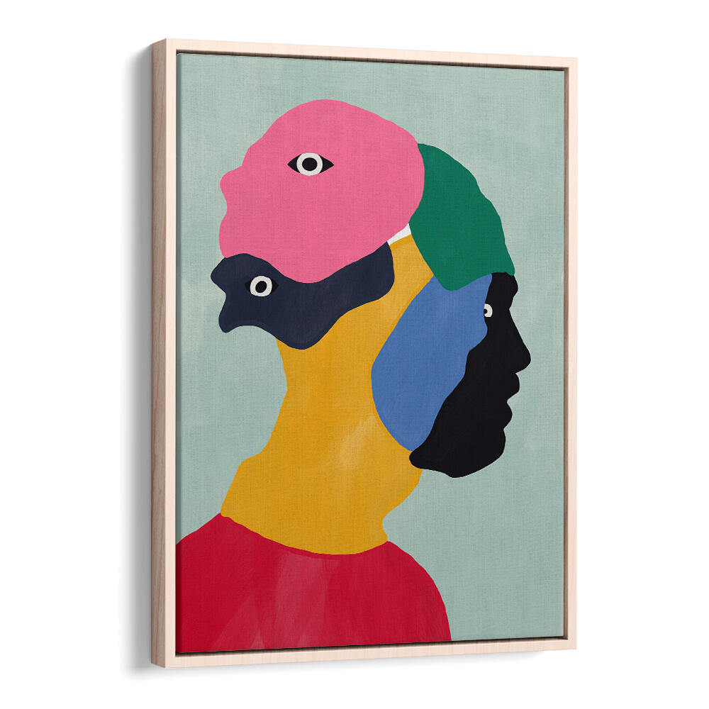 HIDING BEHIND MASKS , PORTRAITS & FIGURATIVE ILLUSTRATIONS