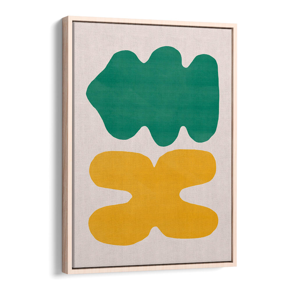 ORGANIC SHAPES IN GREEN AND YELLOW