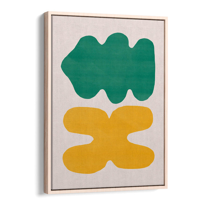 ORGANIC SHAPES IN GREEN AND YELLOW