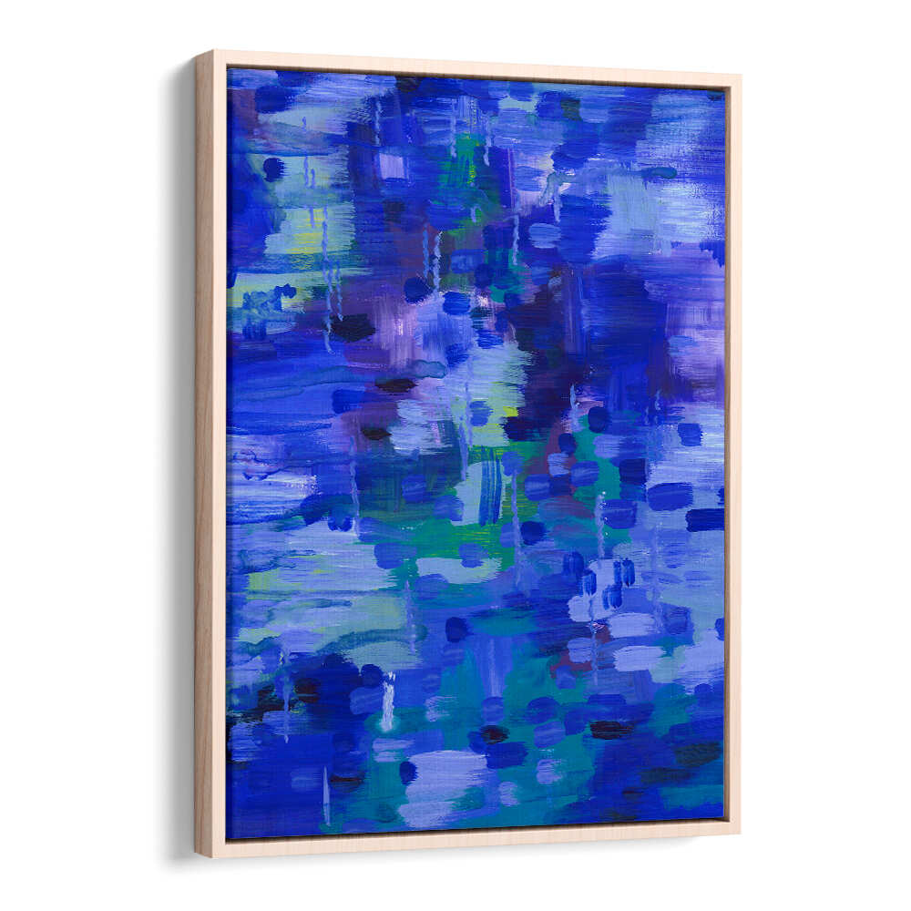REFLECTIONS IN BLUE , ABSTRACT PAINTINGS