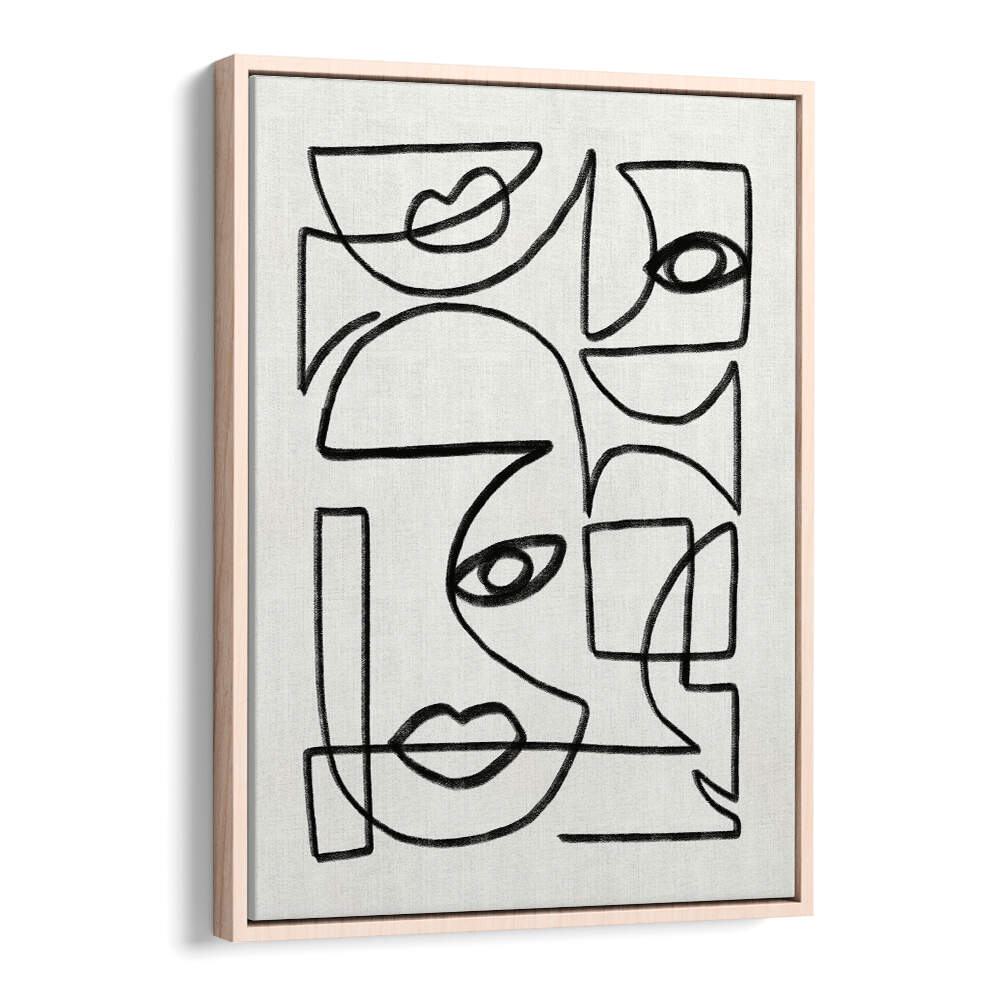 ABSTRACT LINE ART FACES