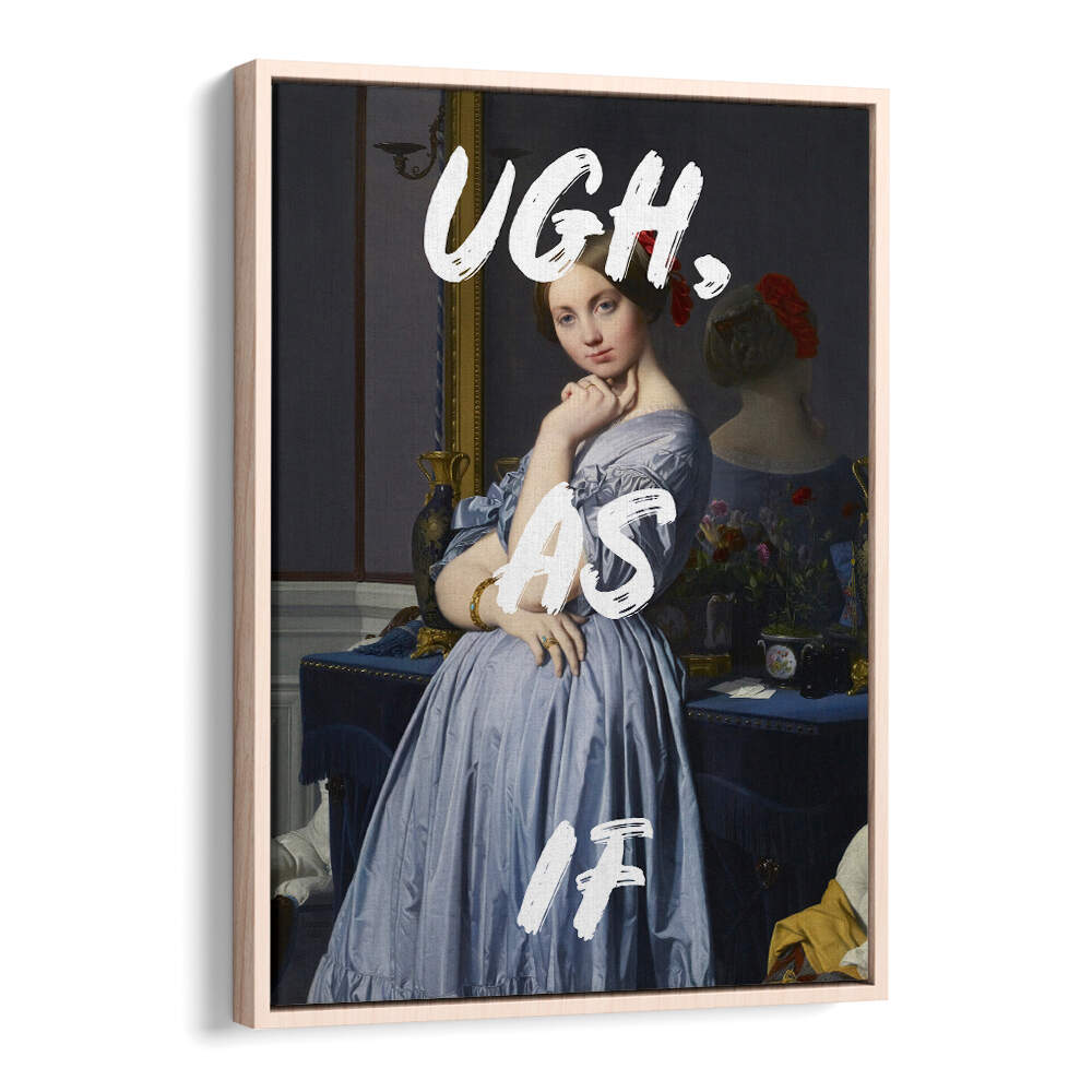 UGH AS IF WHITE , ALTERED ART PRINTS