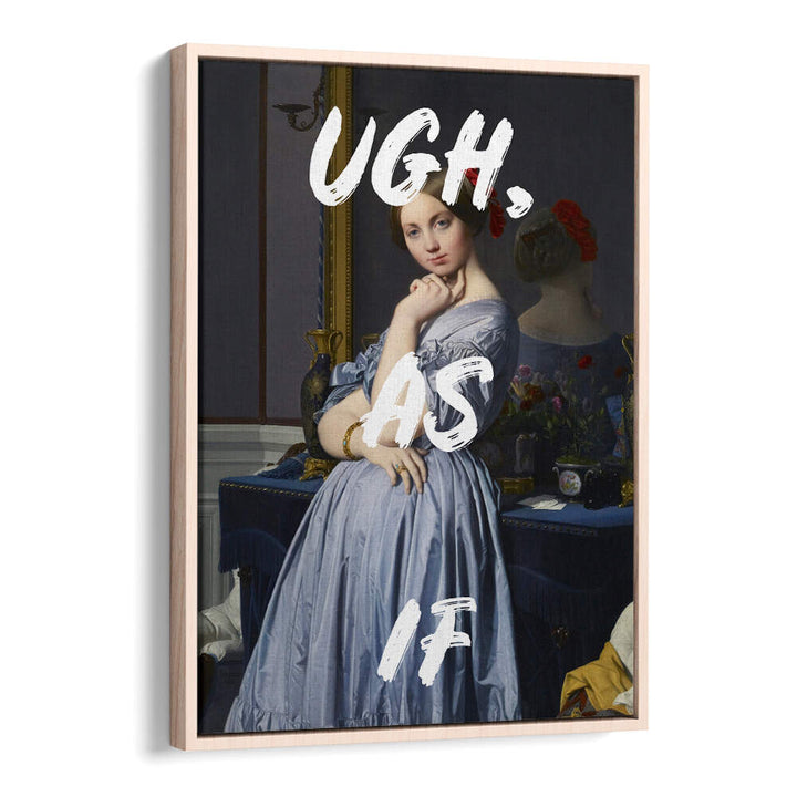 UGH AS IF WHITE , ALTERED ART PRINTS