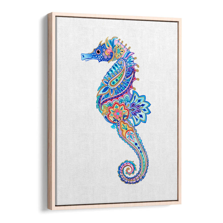 FLORAL SEAHORSE DREAM , BEACH PAINTINGS