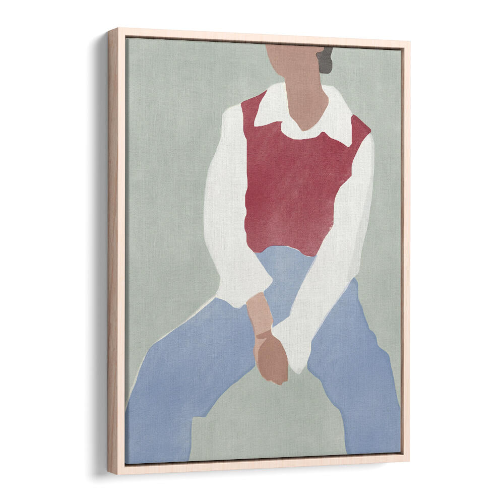 ABSTRACT FIGURE IN CASUAL ATTIRE , FASHION POSTERS