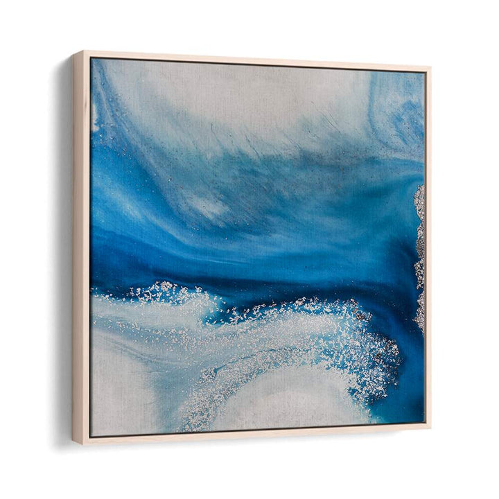 Vibrant SHALLOW SEAS, ABSTRACT PAINTINGS showcasing soothing blue hues, perfect for enhancing any space's creativity.